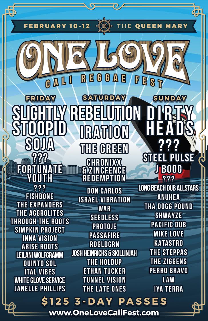 One Love Cali Reggae Fest Brings a Killer Lineup 2.102.12 to Long